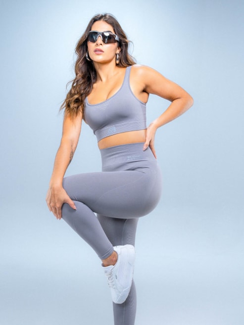 Conjunto Bfor Emana Joiville Cinza