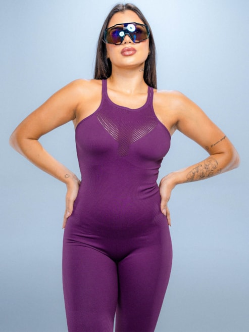 Macacão Bfor Figo Roxo
