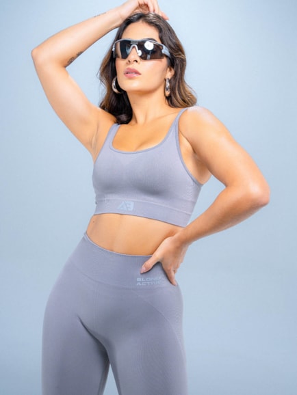 Top Bfor Emana Joiville Cinza