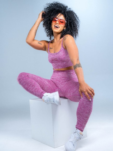 Top Duomix Mescla Festival Pink