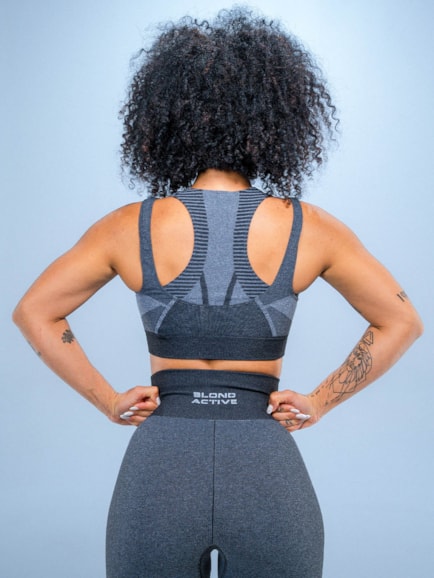 Top Duplo Nadador Mescla Bfor